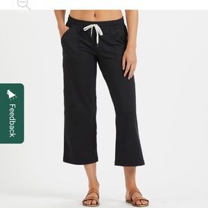 Vuori lunar crop wide leg soft pant